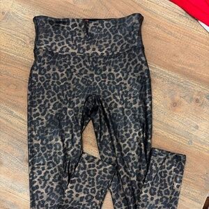 Spanx leopard leggings
